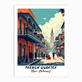 French Quarter, New Orleans Art Print