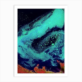 Icebergs Art Print