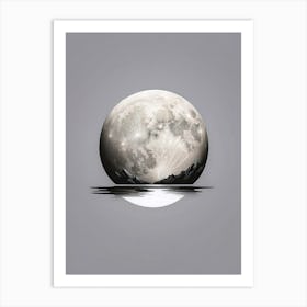 Moon In The Sky Art Print