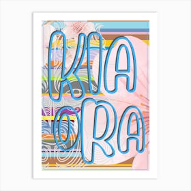 Kia Ora Welcome Multi Art Print