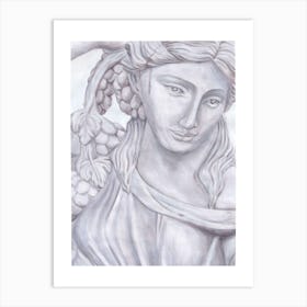 Statue Art Print