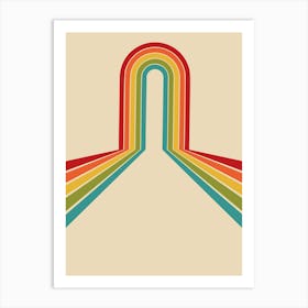 Rainbow Road Art Print