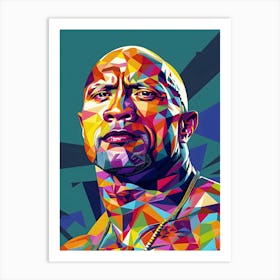 Dwayne Johnson 1 Art Print