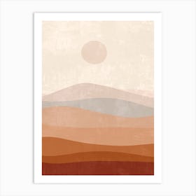 Abstract Landscape 6 Art Print