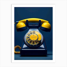 Vintage Telephone Art Print