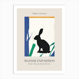 Rabbit 2 Matisse Inspired Exposition Animals Poster Art Print