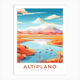 Bolivia & Chile Altiplano Travel Art Print