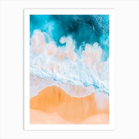 Aerial View Of A Beach 119 Art Print