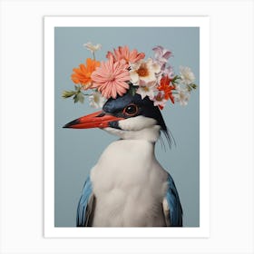 Bird With A Flower Crown Common Tern 4 Art Print