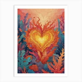 Heart Of The Ocean 1 Art Print