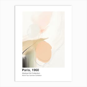 World Tour Exhibition, Abstract Art, Paris, 1960 10 Art Print