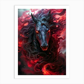 Dark Horse Art Print