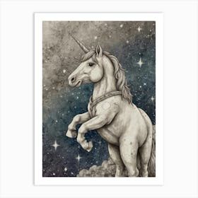 Unicorn 5 Art Print