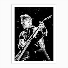 James Hetfield Metallica Art Print