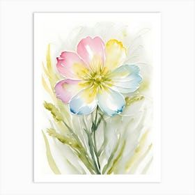 Special Watercolor Flower Art Print