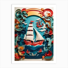 Paper Art Art Print