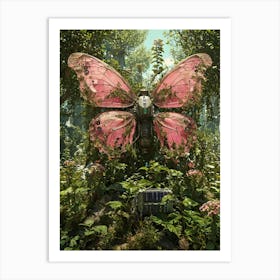 Butterfly In The Forest Art Print