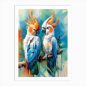 A Pair Of Gang Gang Cockatoos Pt. 2 Art Print