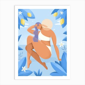 Solar Bloom Art Print