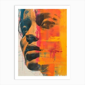 Face Of A Woman 2 Art Print