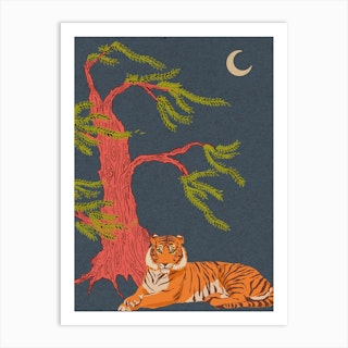 Majestic Tiger Art Print