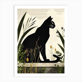 Black Cat 65 Art Print