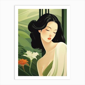 Asian Beauty Art Print