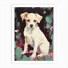 A Chihuahua Dog Painting, Impressionist 4 Art Print