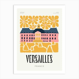 Travel Versailles France Abstract Gallery Art Print