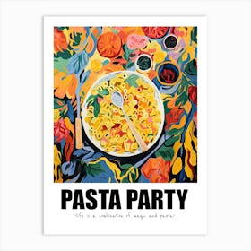 Pasta Party, Matisse Inspired 08 Art Print