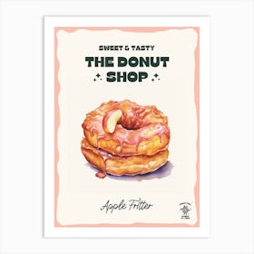 Apple Fritter Donut The Donut Shop 1 Art Print