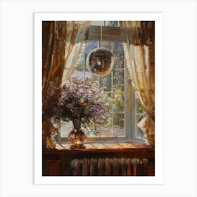 Window With Flowers 2 Art Print