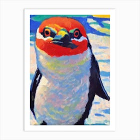 Galapagos Penguin II Matisse Inspired Art Print