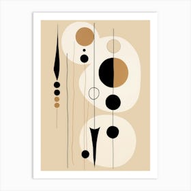 Abstract Circles Canvas Print Art Print