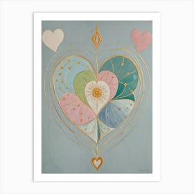 Heart Of Gold Art Print