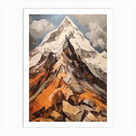 Kala Patthar Nepal 4 Mountain Painting Art Print