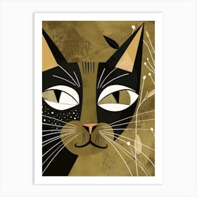 Black Cat Canvas Print 9 Art Print