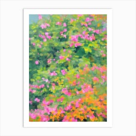 Flowering Maple 2 Impressionist Painting Art Print