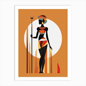 Minimalist Tribes of Africa: Capturing Essence Art Print