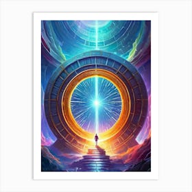 Connecting Universes Art Print