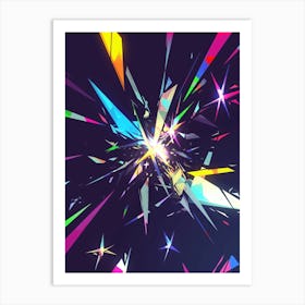 Shattered Glass Art Print