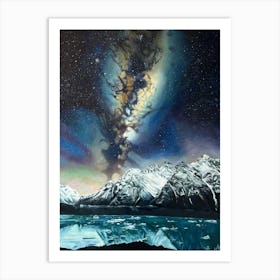 Milky Way in New Zealand Art Print