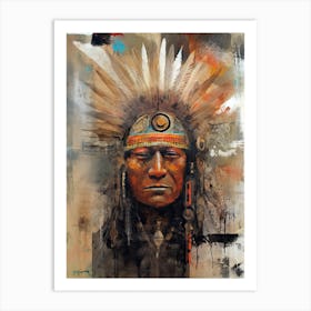 Sacred Canvases: Native American Expression Art Print