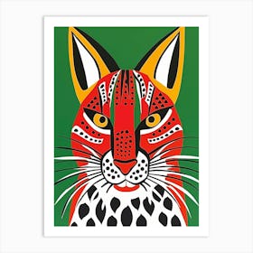 Lynx Illustration Art Print