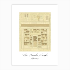 Florence The Book Nook Pastel Colours 2 Poster Art Print