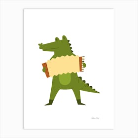 Prints, posters, nursery, children's rooms. Fun, musical, hunting, sports, and guitar animals add fun and decorate the place.2 Art Print