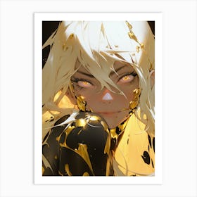 Golden Girl Art Print