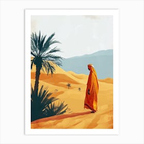 Sahara Desert, Middle East Art Print