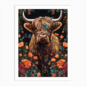 Highland Cow 4 Art Print
