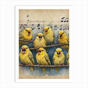 Singing Birds Art Print